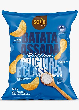 Chips Assado de Batata Inglesa Rústica Original | Vegano ' 50g