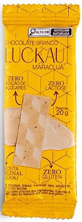 Chocolate Branco com Maracujá em tablete | sem lactose e zero açúcar (20g)