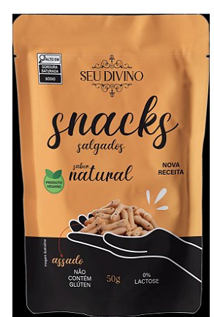 Biscoito tipo de Polvilho sabor Natural | vegano e sem glúten '50g