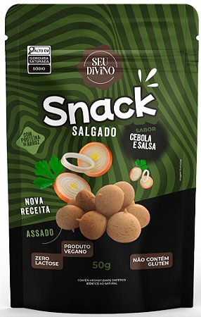 Snacks crocantes sabor Cebola e Salsa | vegano e sem glúten '50g