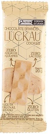 Chocolate Branco com Cookies em tablete | sem lactose e zero açúcar '20g
