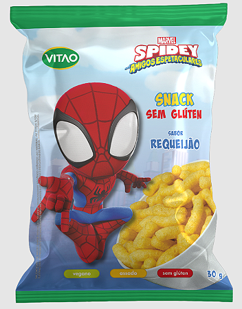 Snacks sabor Requeijão linha DISNEY | sem glúten e sem lactose '30g