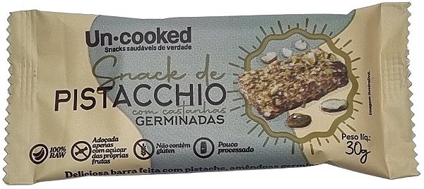 Barra de Pistache | sem lactose e sem adoçantes '30g