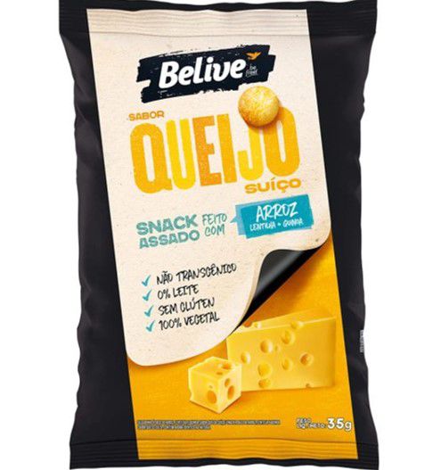 Snacks sabor Queijo Suiço (35g)