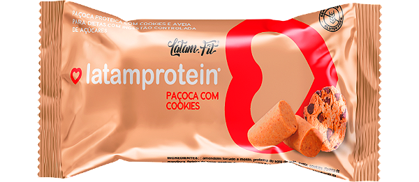 Paçoca com Cookies | 6g de Proteína e zero adição de açúcar '20g