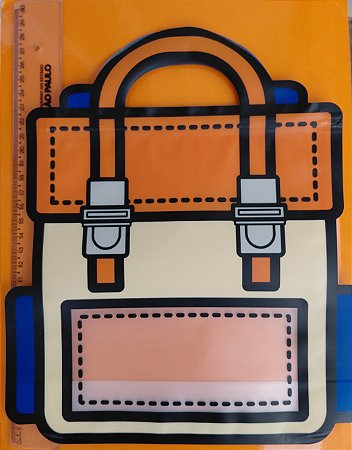 Saco MOCHILA com Vedação Zip Lock