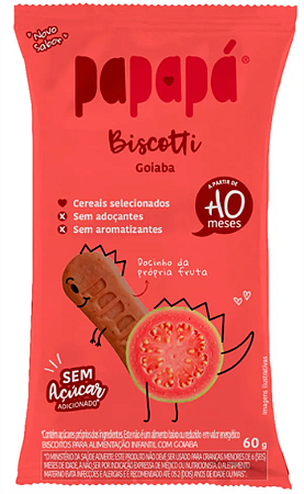 Biscoito Infantil Biscotti Goiaba | sem adição de açúcar '60g