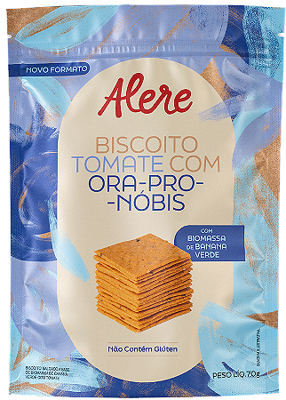 Biscoito Tomate com Ora-Pro-Nóbis | sem glúten e vegano '70g