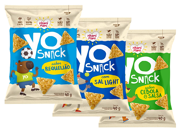 Kit de Biscoitos Yo Snack | COMBO com 3 unidades