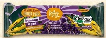 Barra Orgânica de Açaí e Banana | Selva e Paz '30g