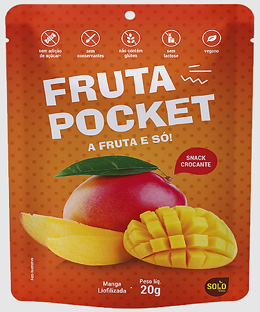 Snack de Manga liofilizada Fruta Pocket (20g)