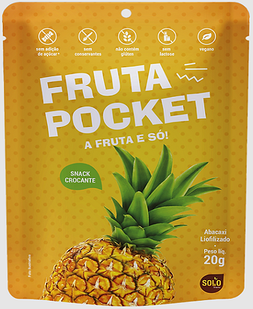 Snack de Abacaxi liofilizado Fruta Pocket (20g)