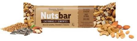 Nuts Bar Castanhas e Sementes | Zero Açúcar (25g)