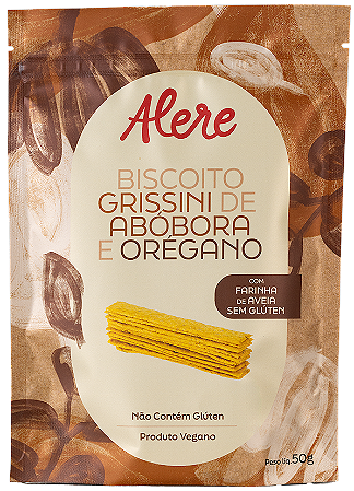 Biscoito Grissini de Abóbora e Orégano | sem glúten e vegano '50g