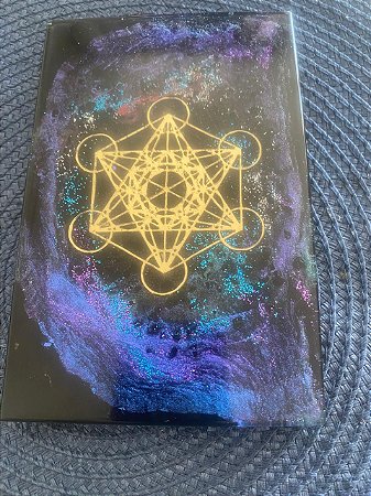 Suporte de Celular Plenitude - Com o Símbolo Metatron da Geometria Sagrada