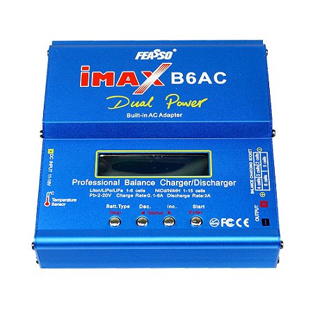 Carregador de Bateria Profissional IMAX B6 da FEASSO