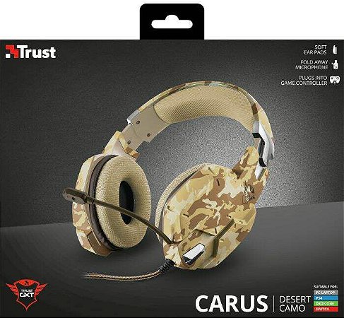 Headset GXT 322D Carus Gaming Trust