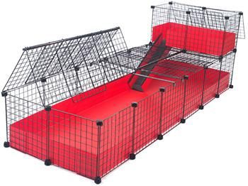 Cercado com rampa e andar , Portas Articuladas
