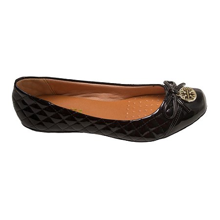 Sapatilha Feminina SuaCia Matelasse Preta 33 e 34 - Pequenaflor - Calçados  Femininos para Pés Pequenos - 31 32 33 e 34