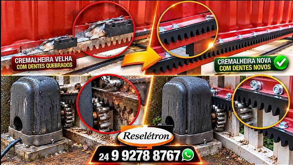 Substituição de cremalheiras residenciais