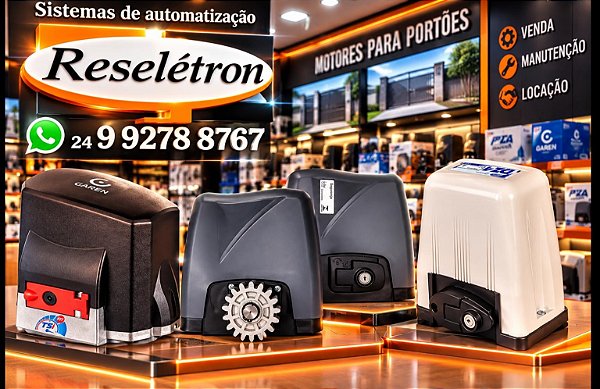 Motores p/ Automatização de Portão Deslizante