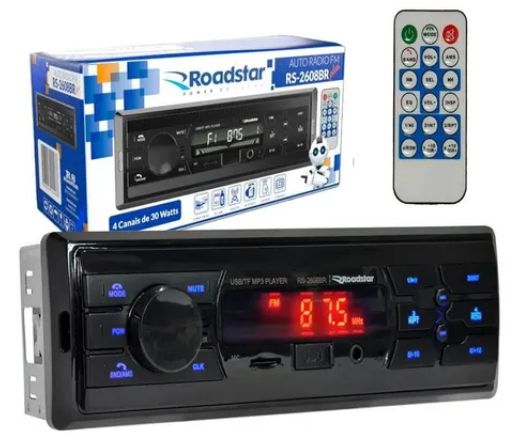 Rádio Automotivo Roadstar RS-2608BR