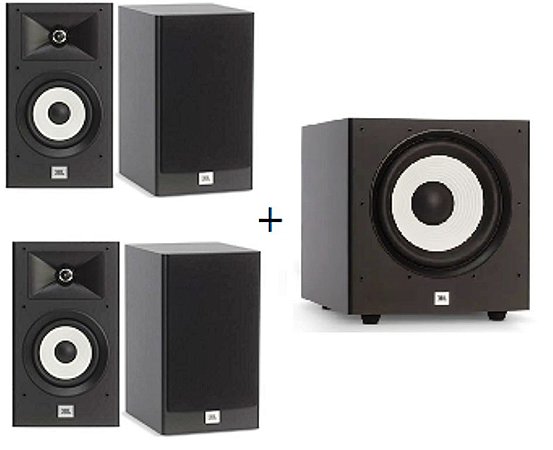 kit Home JBL 4.1  Stage - 4 Caixas A130 + 1 Sub A100P Stage