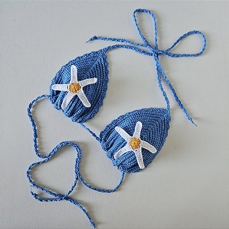 Top´Biquini de croche cortininha