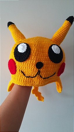 Toucas de crochê pokemon divertida escolha a sua