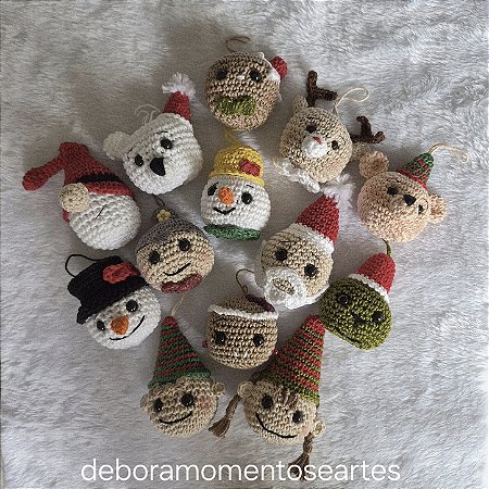 10 Lembrancinhas natalinas amigurumi