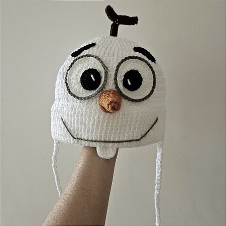 Toucas de crochê desenho frozen divertidas