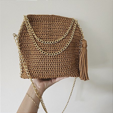 Bolsa de crochê Tote