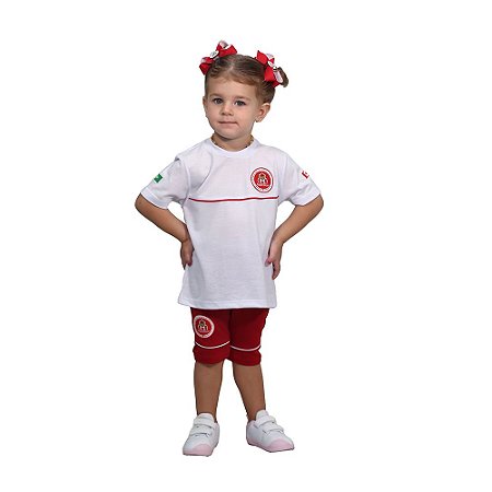 Camiseta Manga Curta Infantil Uniforme Maple Bear