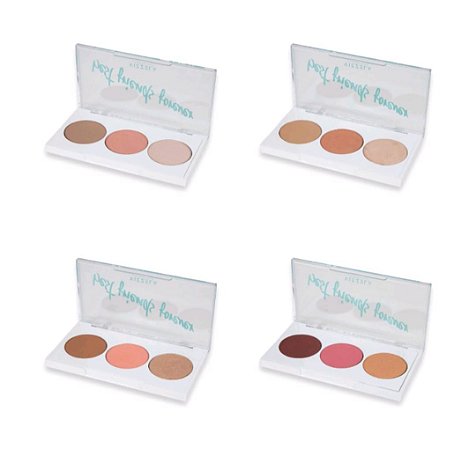 Paleta BFF - VIZZELA - Contorno + Blush + Iluminador