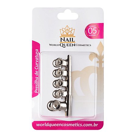 Presilha de Curvatura Nail Queen 5 unidades Alongamento de Unhas Metal