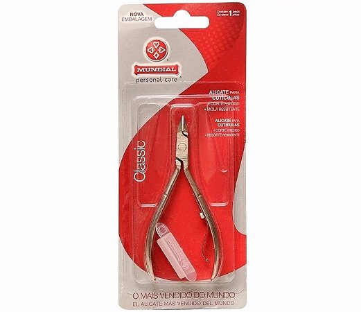 Alicate para Cutícula, 522 Classic - Mundial