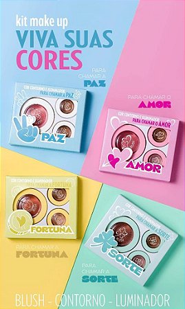 PALETA  MARCHETTI KIT TRIO BLUSH - CONTORNO - ILUMINADOR