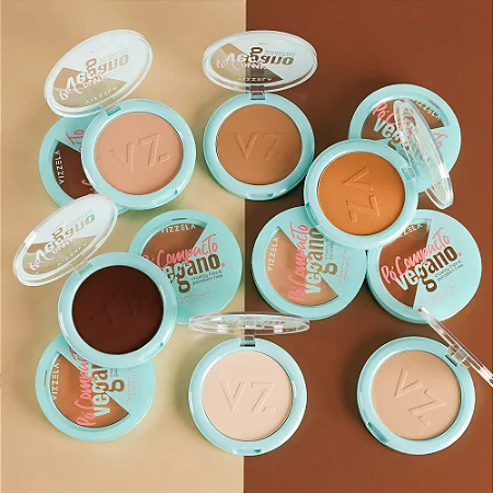 Pó Compacto - Cores Claras - Vizzela