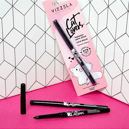 Lapiseira Para Olhos - Cat Lovers - Vizzela