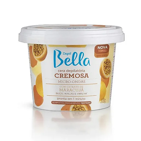 CERA DEPILATORIA DEPIL BELLA MICRO-ONDAS MARACUJA 200G