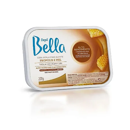 CERA DEPIL BELLA QUENTE PROPOLIS E MEL 200GR