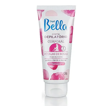 CREME DEPILATORIO CORPORAL DEPIL BELLA PETALAS DE ROSAS 100G