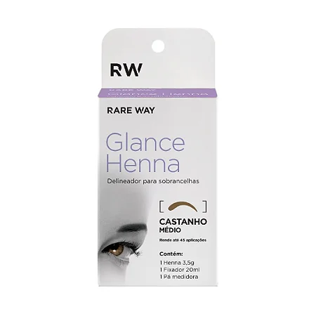 HENNA RARE WAY GLANCE CASTANHO MEDIO 3,5G