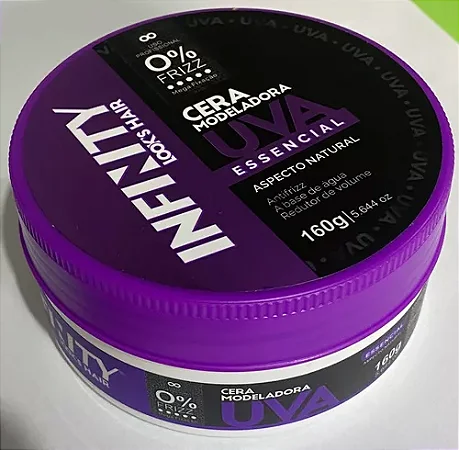 CERA MODELADORA CABELOS INFINITY UVA 160G