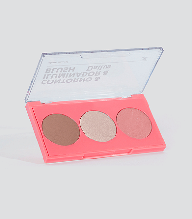 PALETA DAILUS PELE DE MILHÕES CONTORNO+ILUMINADOR+BLUSH 9G - 1