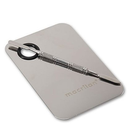 PLACA + ESPATULA MACRILAN INOX GD. - AC03