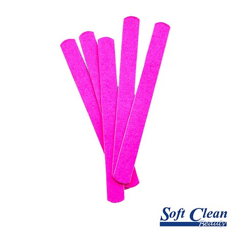 LIXA UNHA SOFTCLEAN PINK LARGA C/50