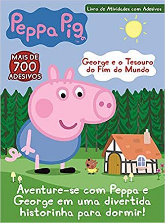 Peppa Pig Aventure Se Com Peppa E George Em Uma Divertida Livraria Delta