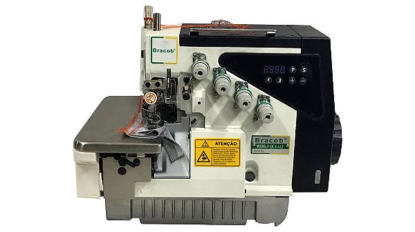 Maquina Industrial Ponto Cadeia Direct Drive Bracob (Overlock 4 FIos)