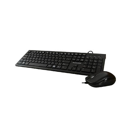 Kit Multilaser Teclado e Mouse Multimídia TC240